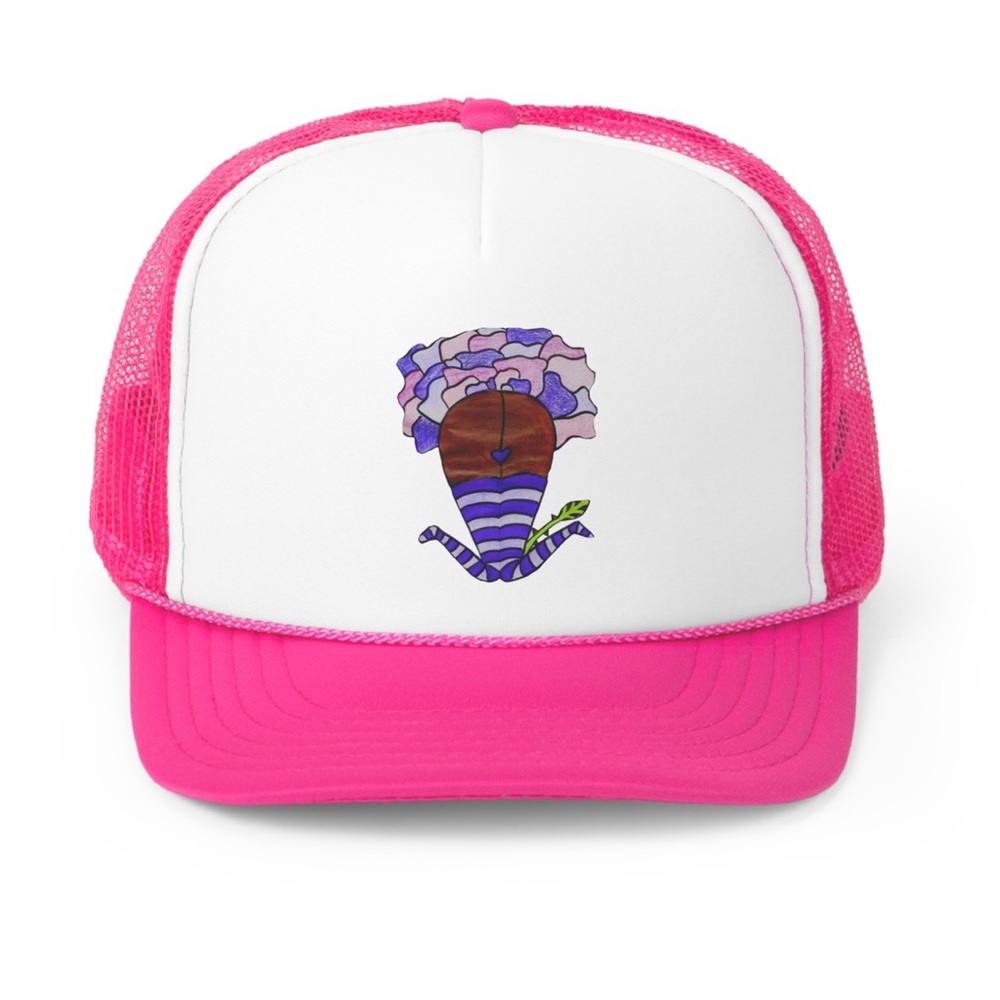 FLOWER🪻GIRL🪻TRUCKER🪻HAT🪻